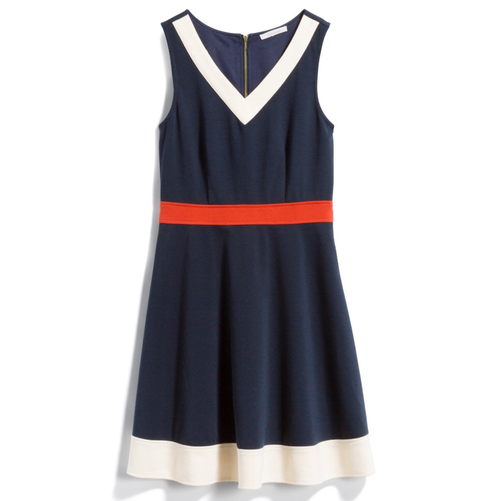 Navy Blue Sleeveless Dress